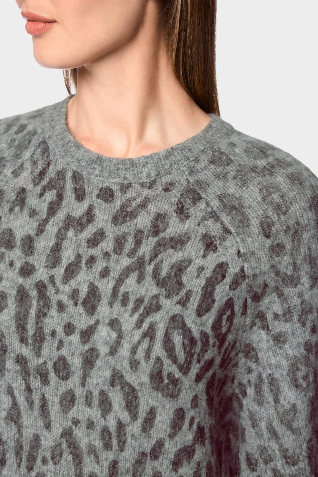 Chandail long à motif léopard pour femme Marc Cain