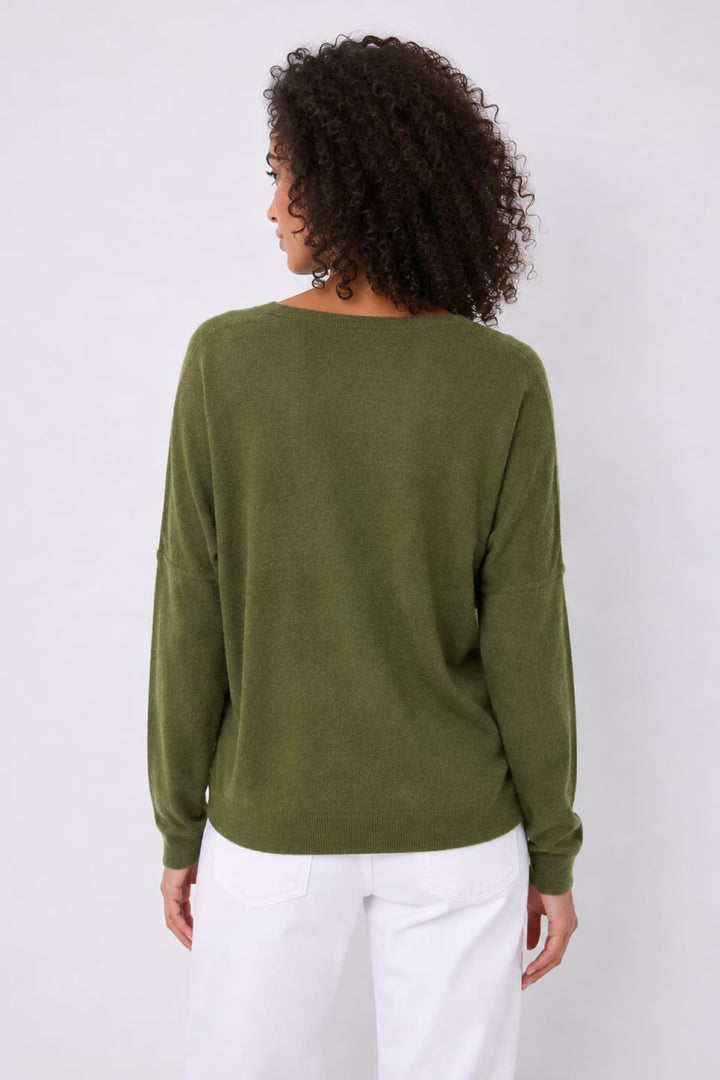 Chandail Pénélope ample à col en V pour femme Not Shy