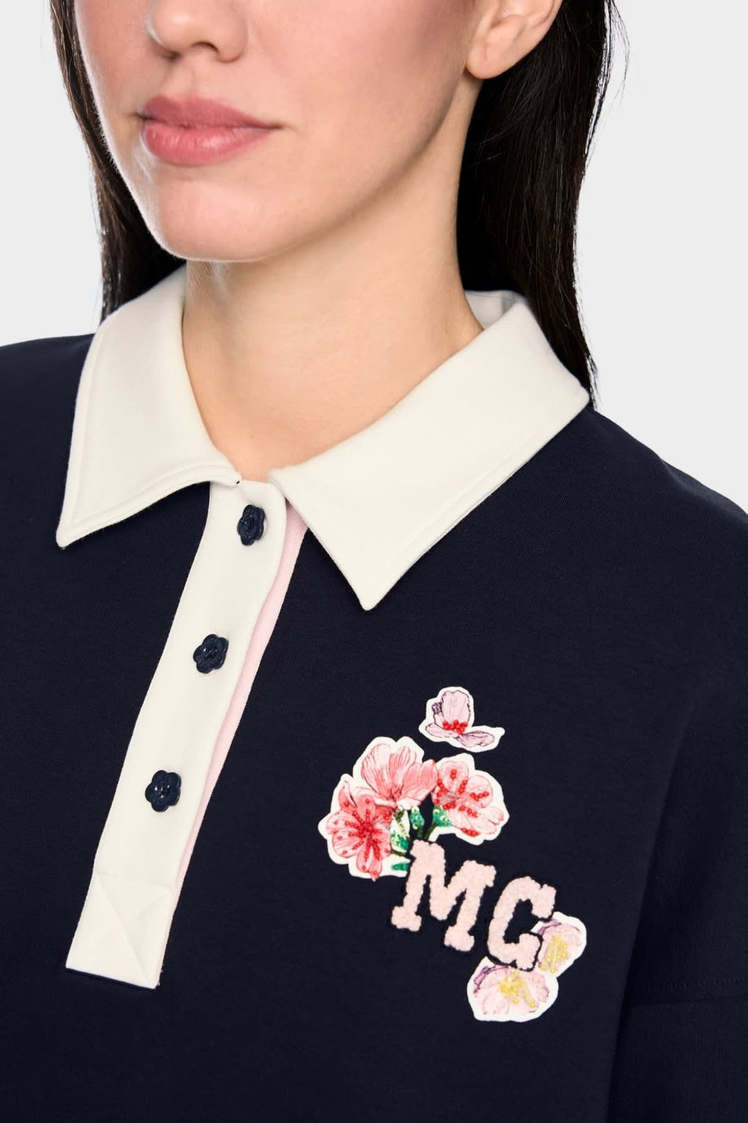 Chandail style polo pour femme Marc Cain