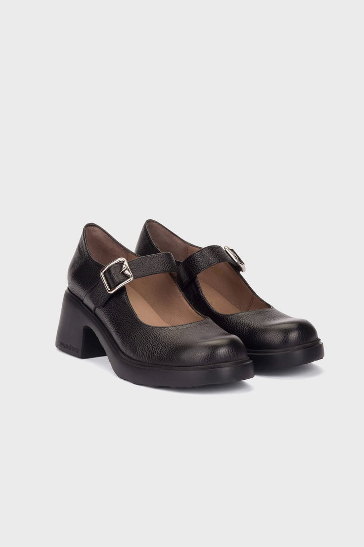 Chaussures de ville à bride et talon bloc pour femme Wonder