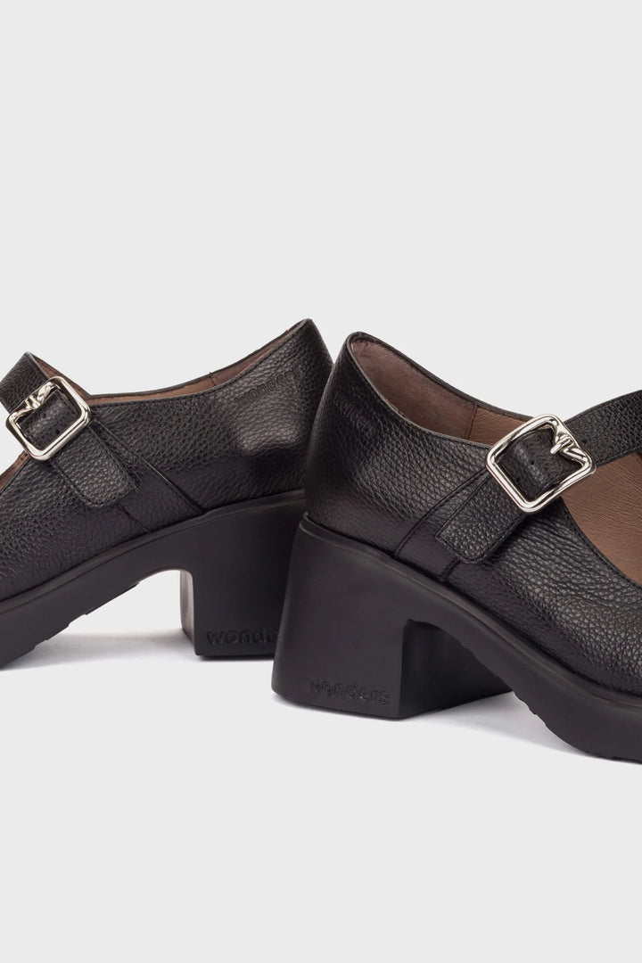Chaussures de ville à bride et talon bloc pour femme Wonder