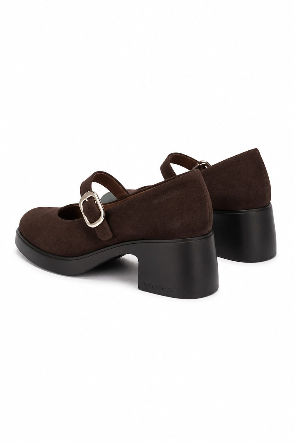 Wonder Women's Dress Shoes with Heels and Buckle Straps