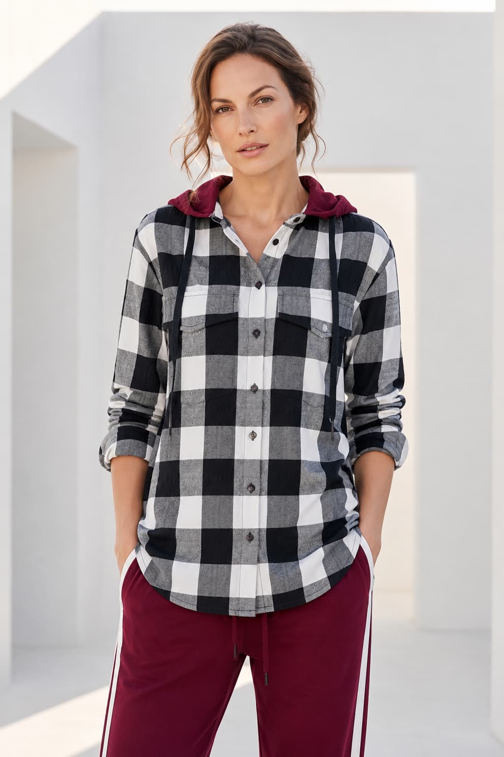 Front view of a women&