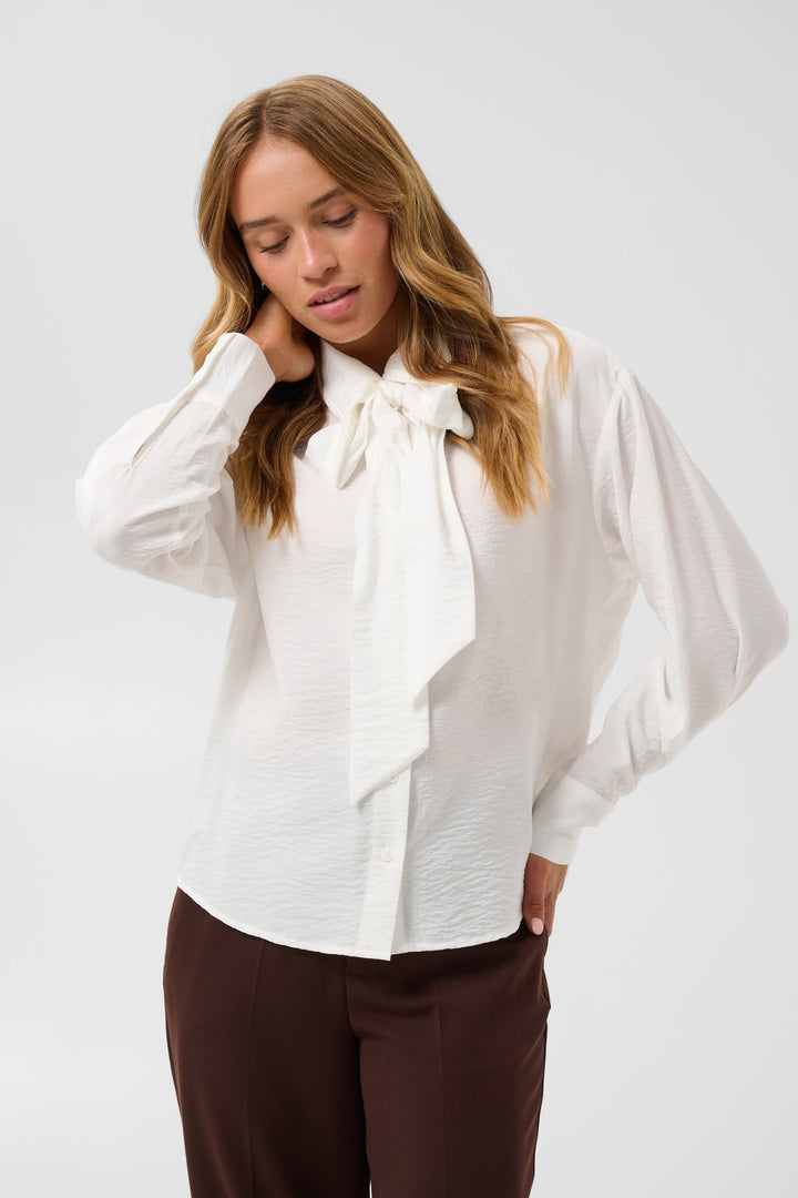 Chemise à col noué Gilda pour femme Kaffe