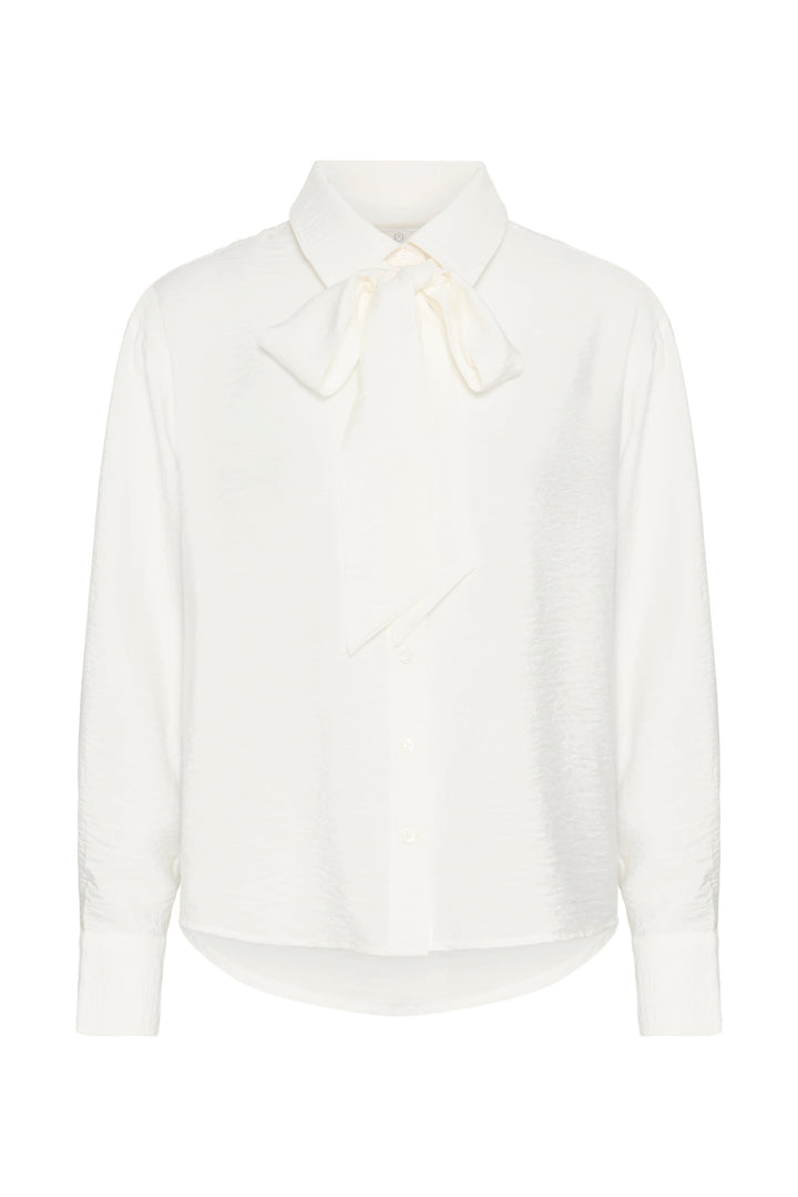 Chemise à col noué Gilda vue de face pour femme Kaffe