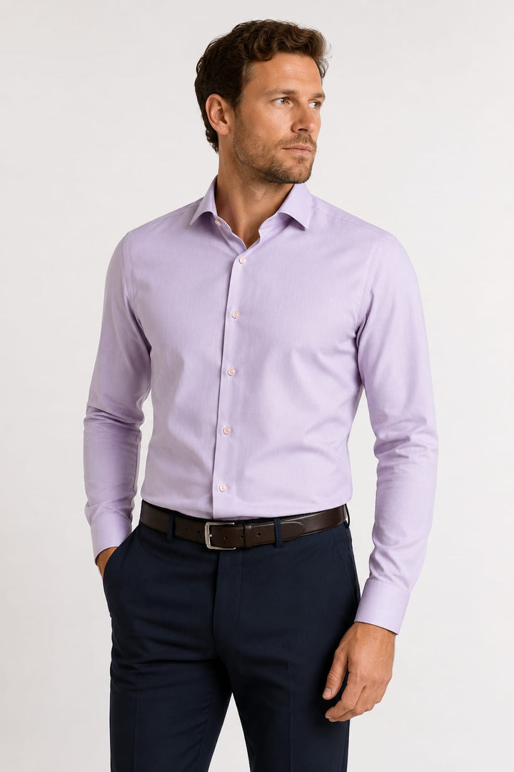 Front view of a white Eton men&