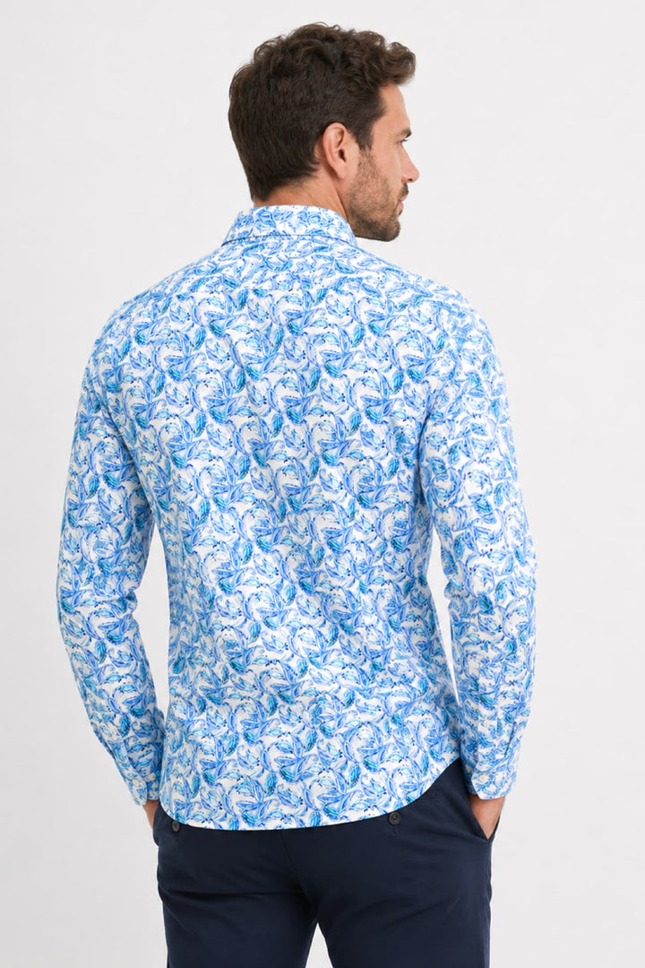 Front view of a multicolored Paul and Shark men&