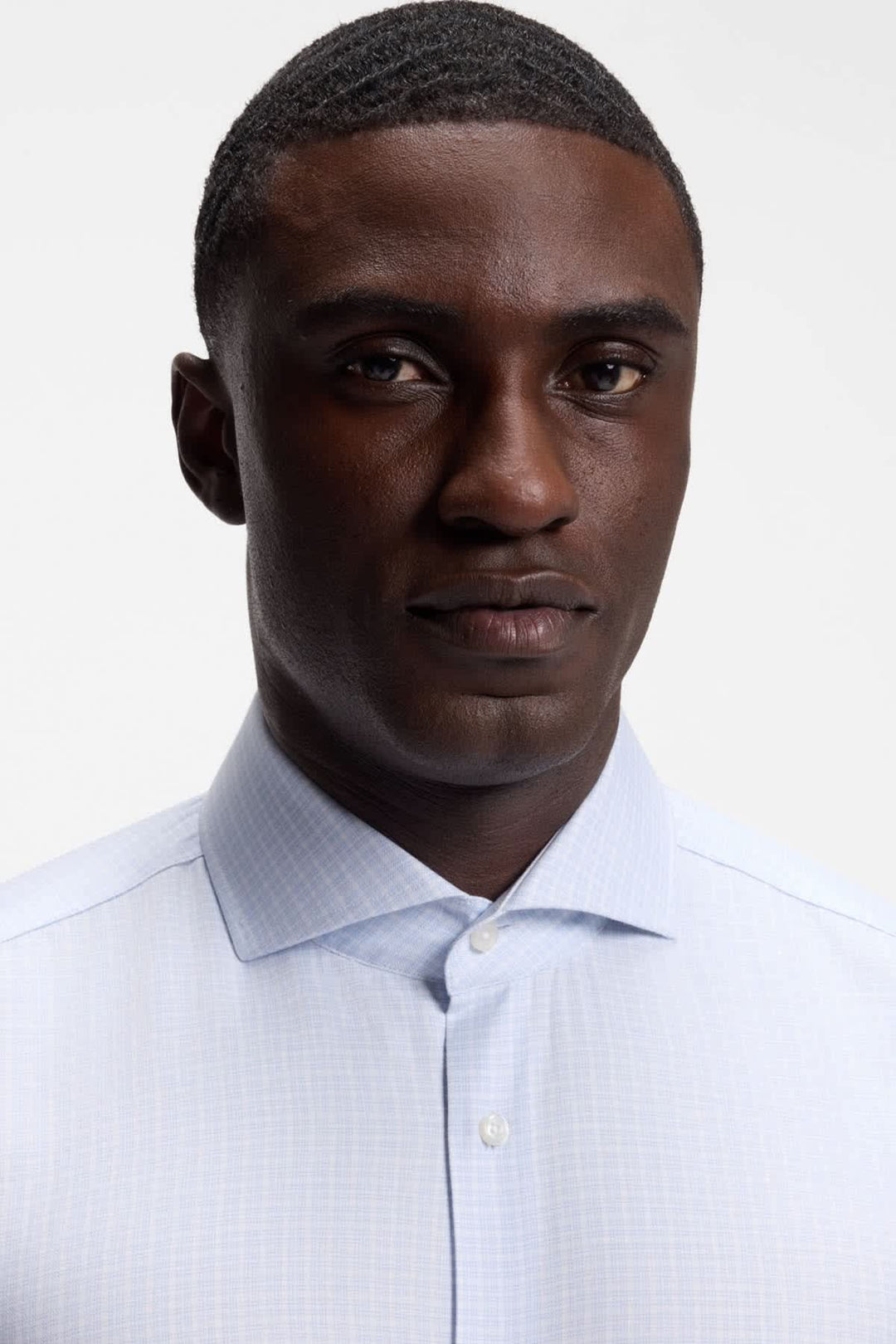 Chemise sport à manches longues à motif discret vue de face pour homme Hugo Boss