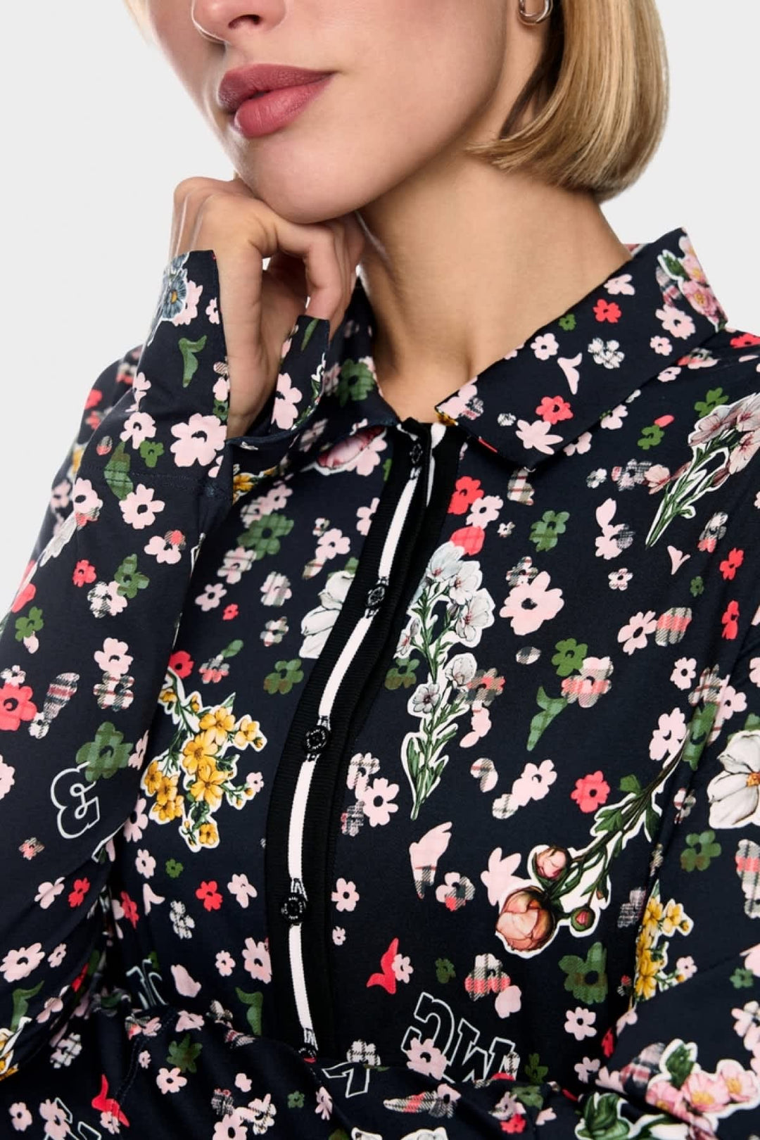 Chemisier à imprimé fleuri pour femme Marc Cain