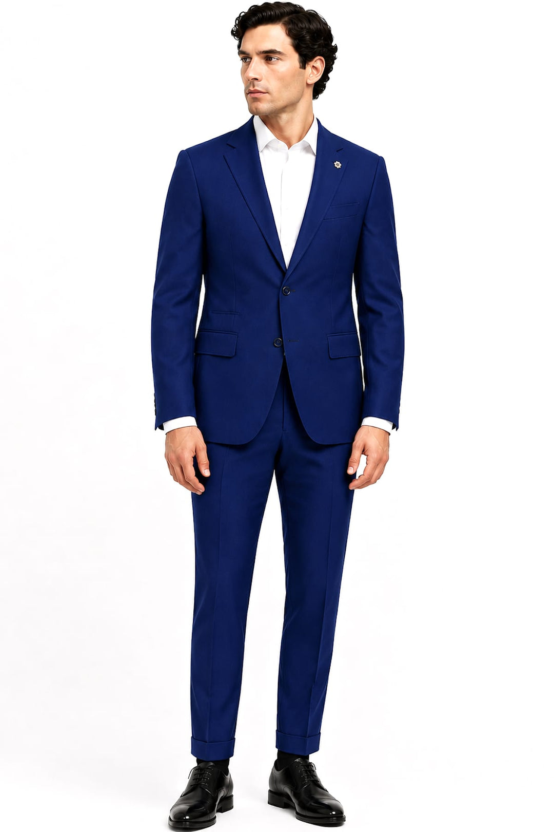 Full-length front view of men&