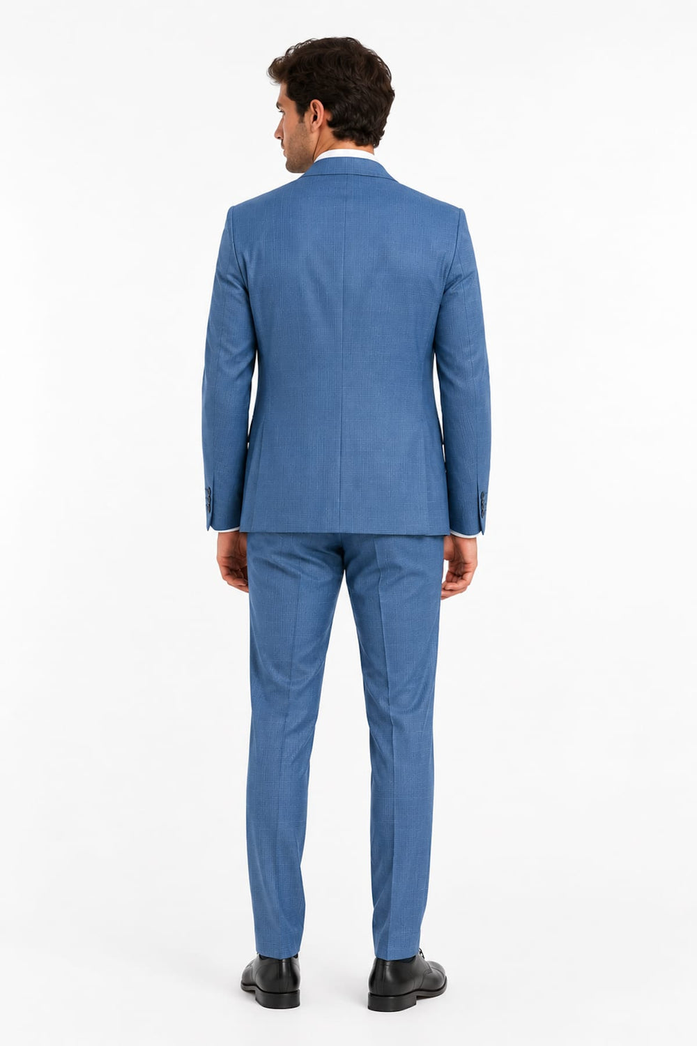 Vue latérale complet texturé moderne Lief Horsens pour homme gris - Valérie Simon