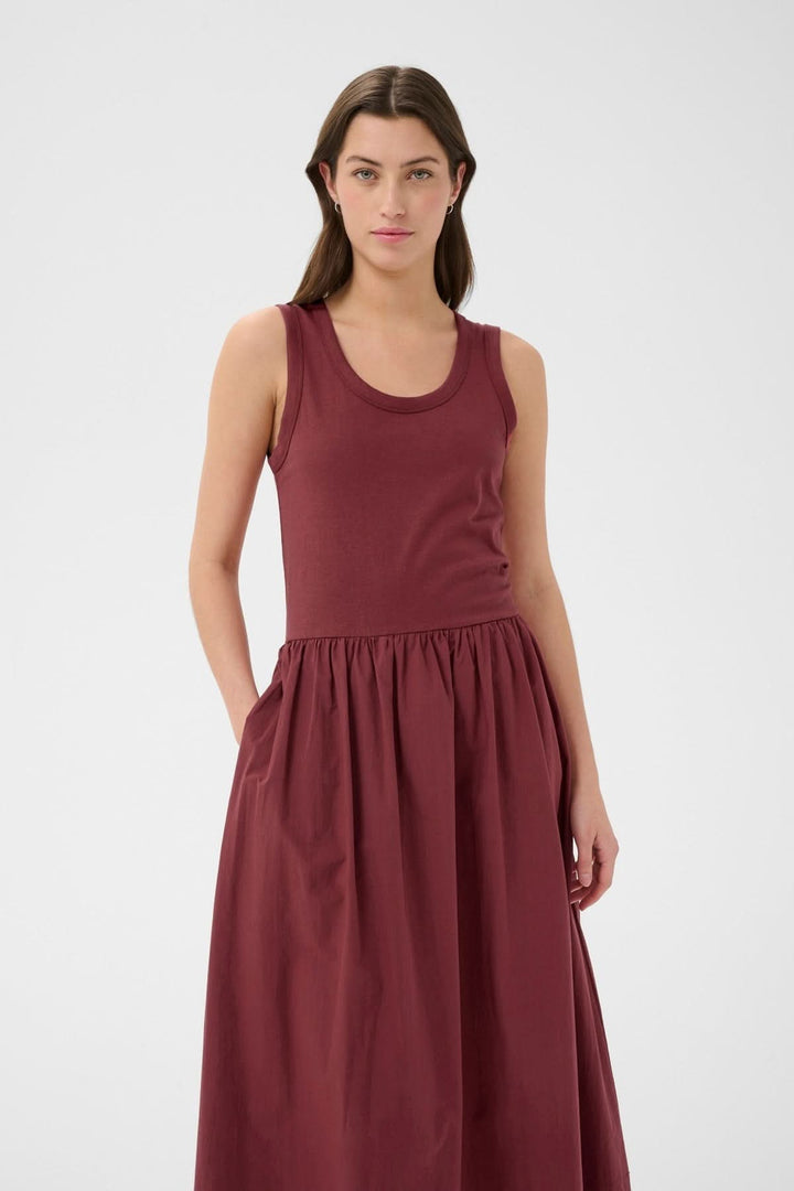 Bodhi Midi Dress with a Flowy Skirt