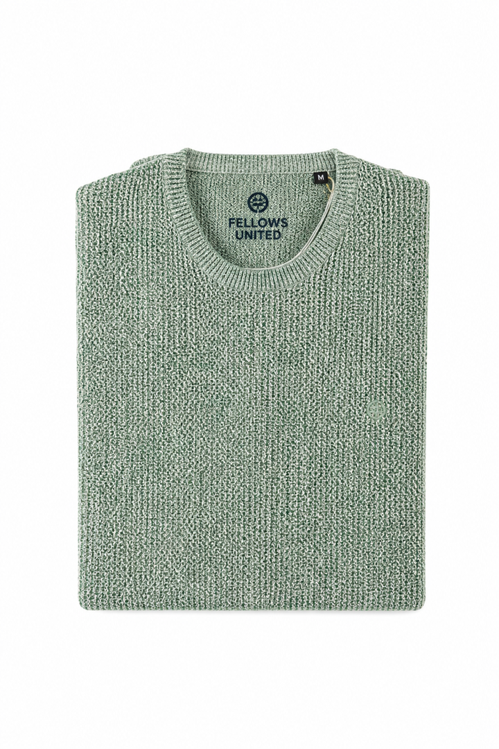 Textured knit sweater