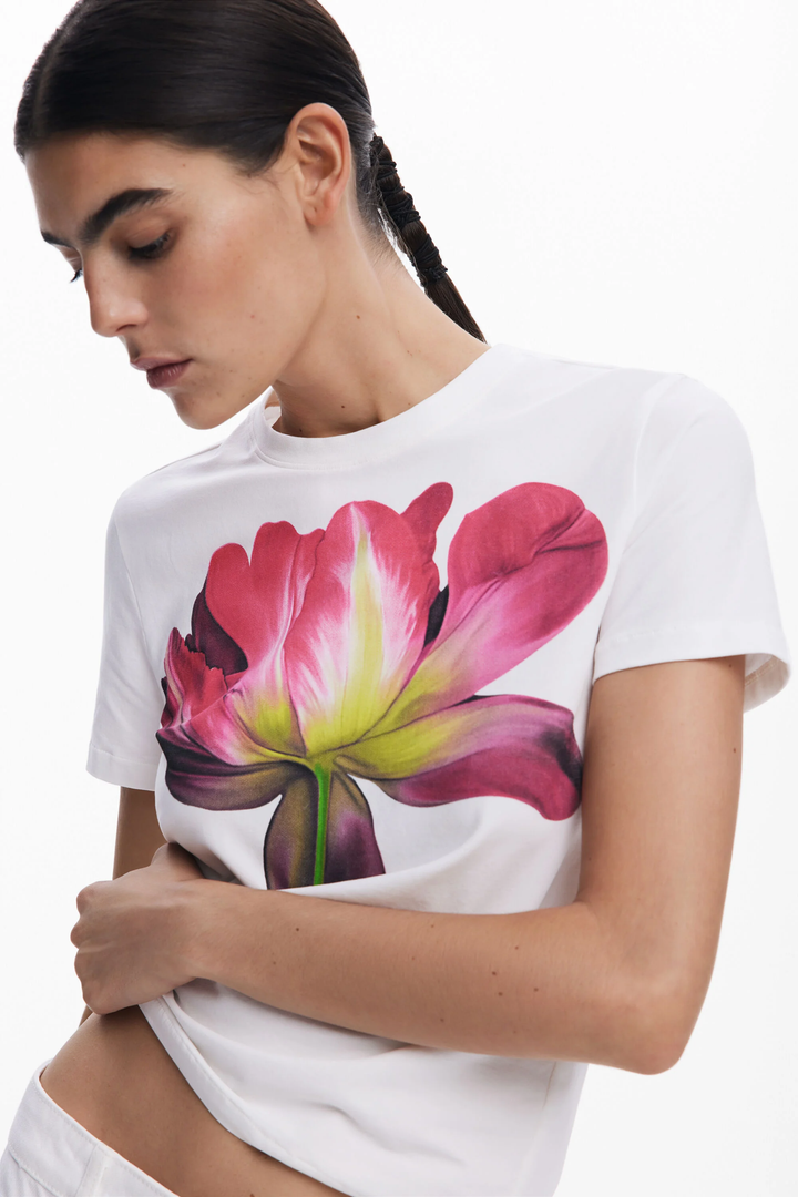 T-shirt imprimé fleur