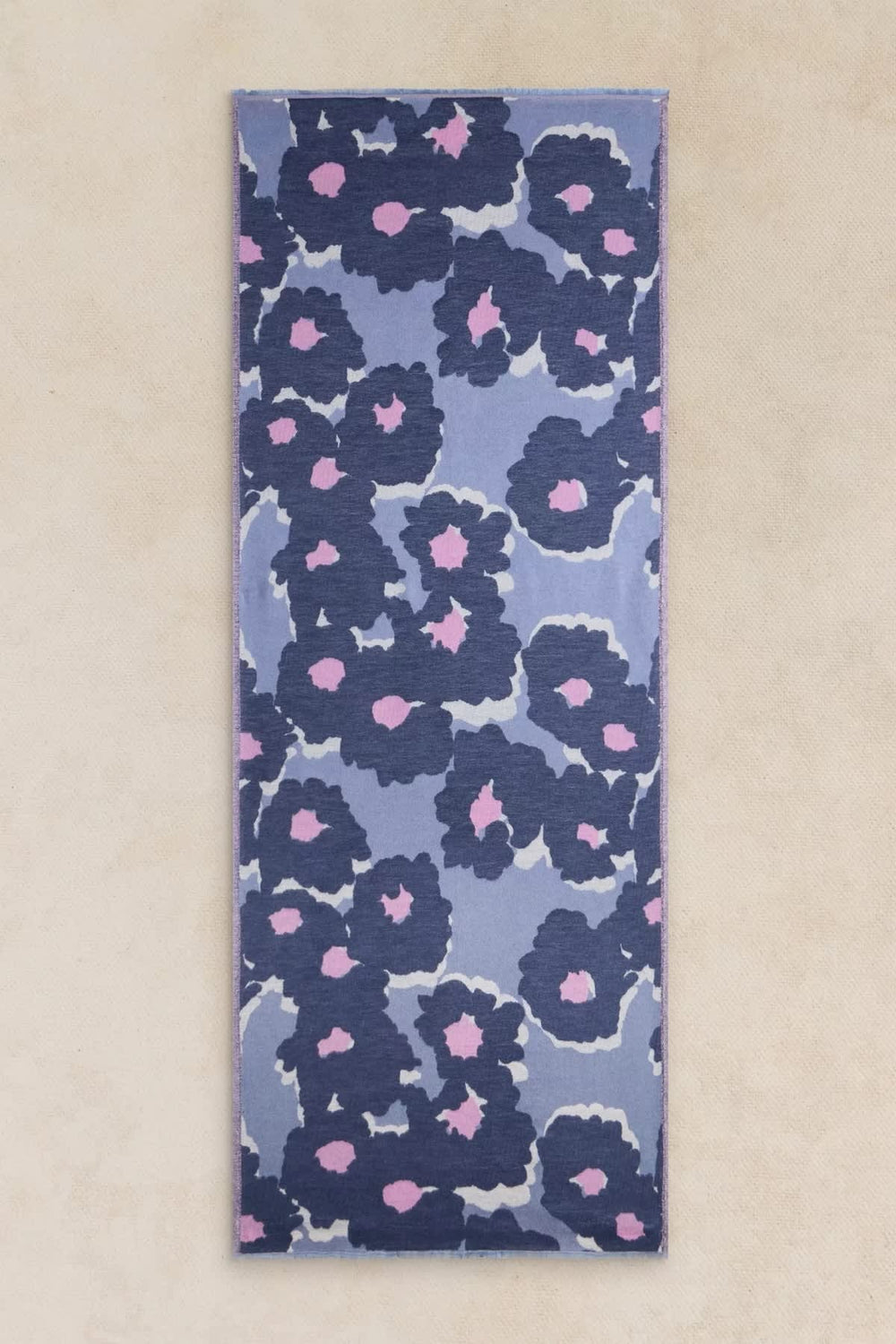 Selma floral print scarf front view for women White Stuff