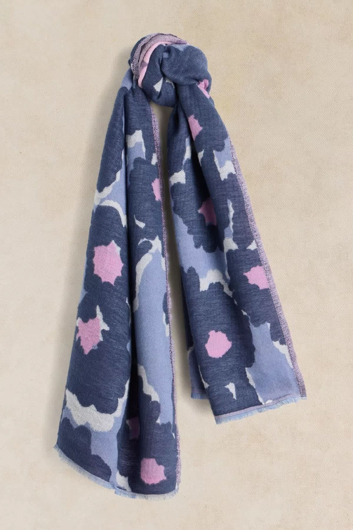 Selma floral print scarf for women White Stuff