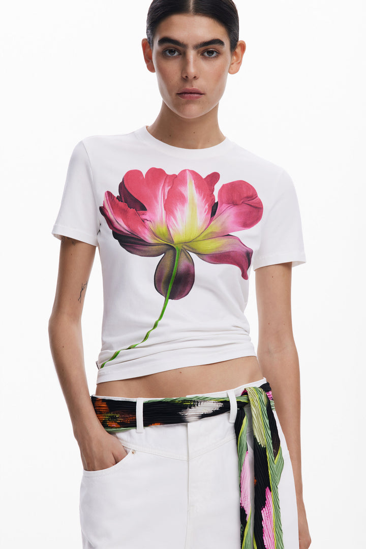 T-shirt imprimé fleur