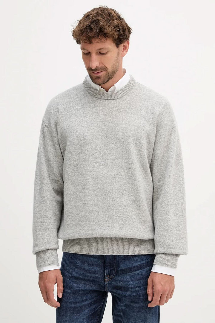 Chandail en laine vierge coupe "oversize"