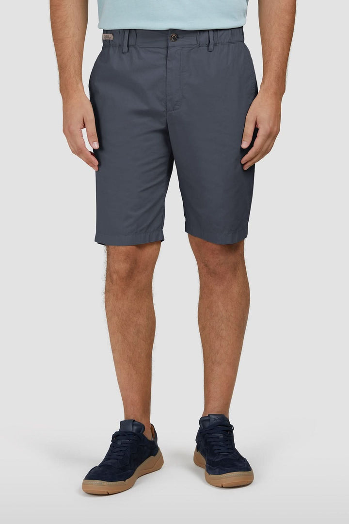 Ultra-lightweight cotton poplin Bermuda shorts