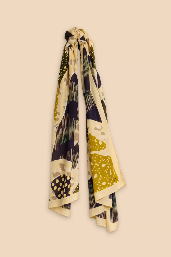 Foulard imprimé oiseaux