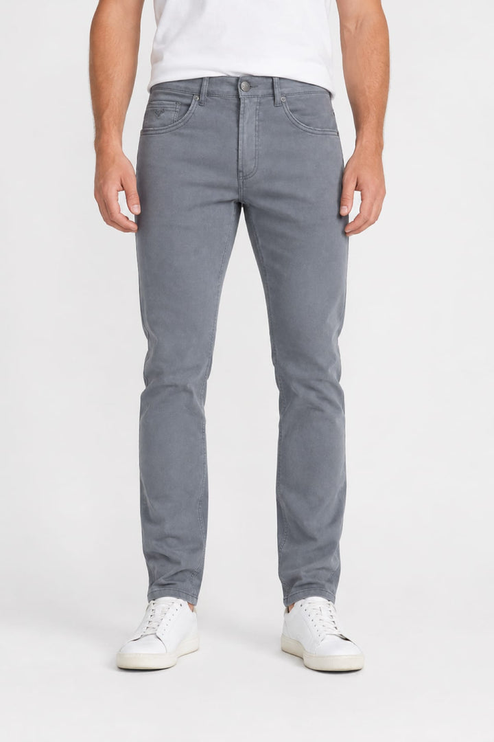 Vue latérale jean moderne noir homme cinq poches Black Bull - Valérie Simon