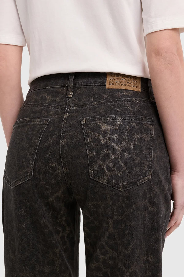 Jean Danni ballon à imprimé léopard pour femme Mac Jeans