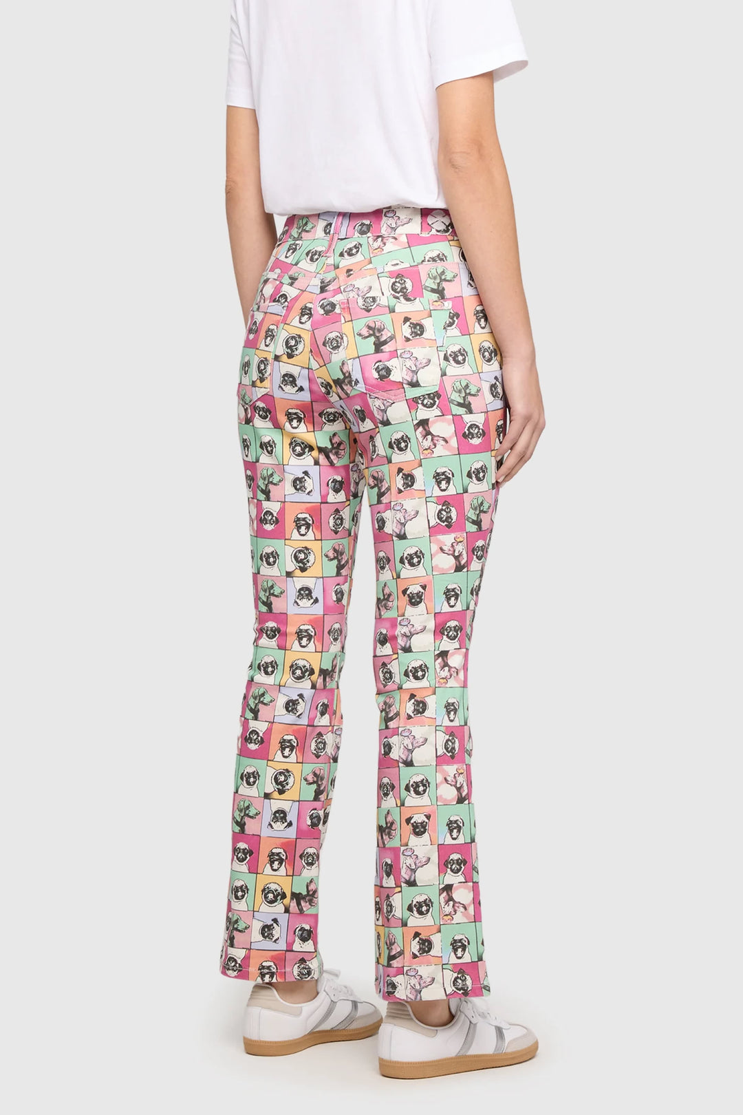 Side view of Mac Jeans printed jeans Fit, right side, women&
