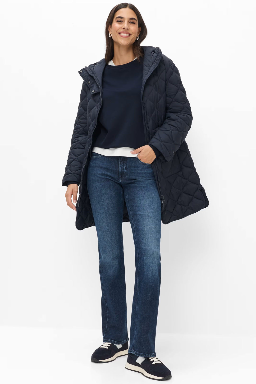 Jean Mary évasé à taille haute pour femme Brax
