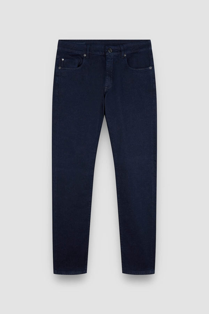 Blue tailored-fit jeans front view for men Paul and Shark