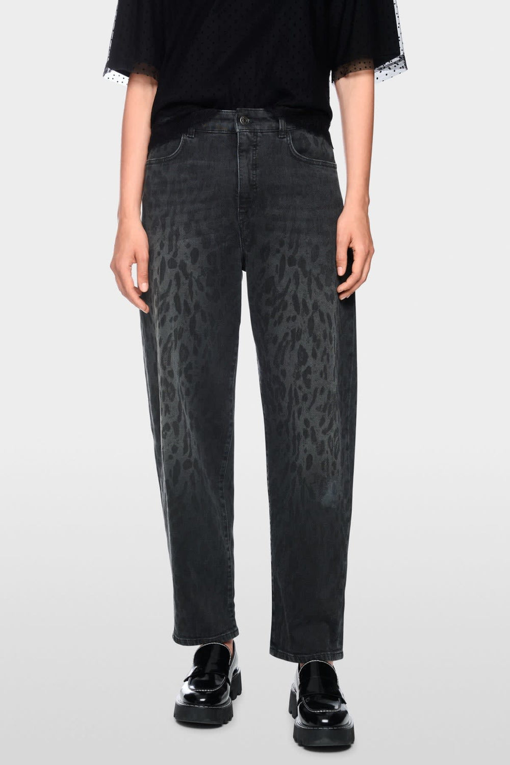 Jean RUMA à taille haute vue de face pour femme Marc Cain
