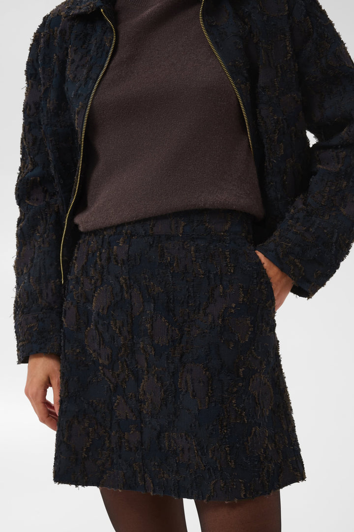 Jupe courte texturée Cemille pour femme Part Two