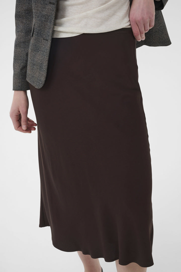 Front view of the Candice long skirt for women Part Two