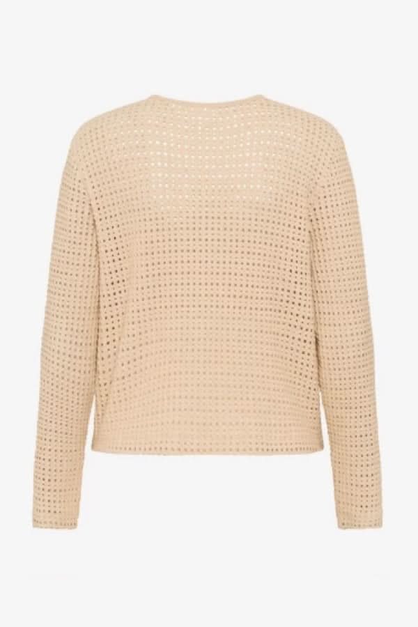 Brendal Openwork Knit Cardigan
