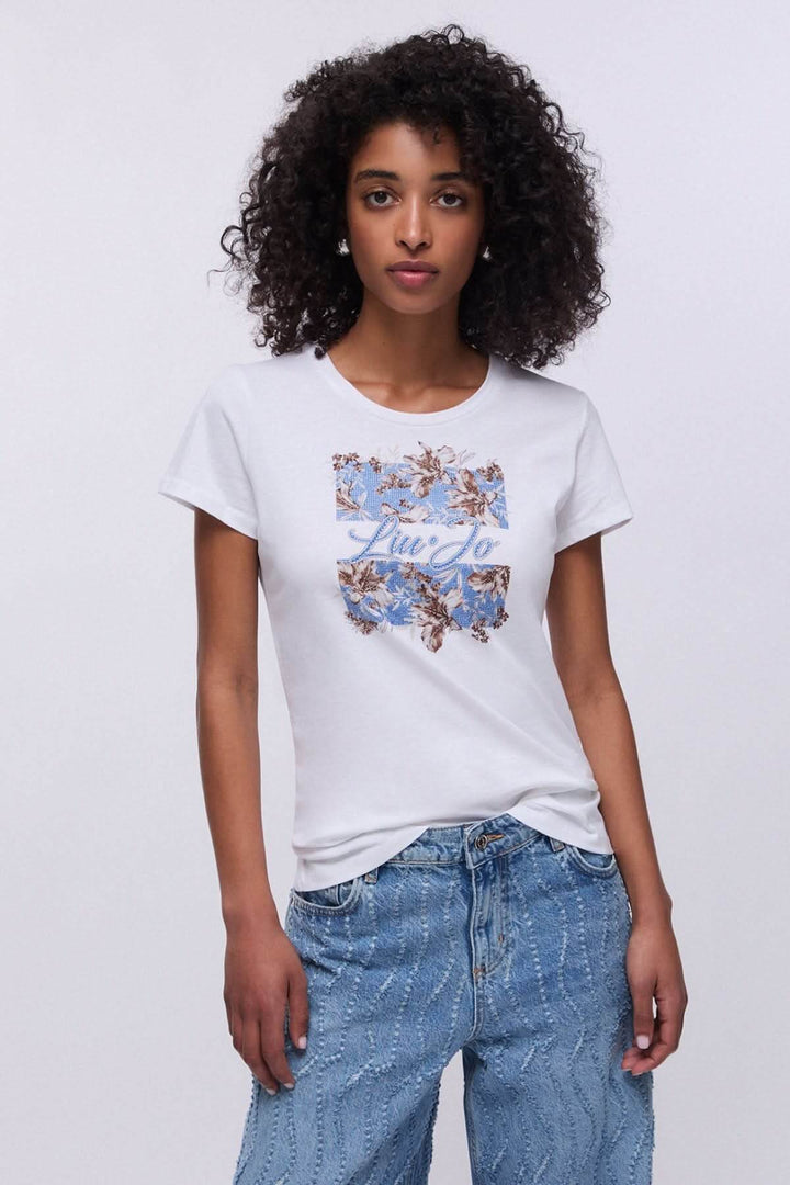 Short-sleeve T-shirt with graphic print