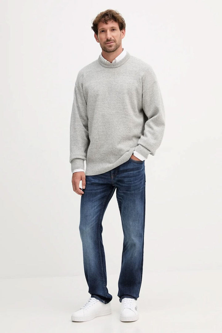 Chandail en laine vierge coupe "oversize"