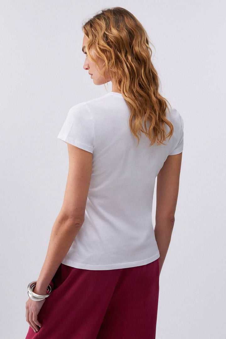 Short-sleeve T-shirt with graphic print