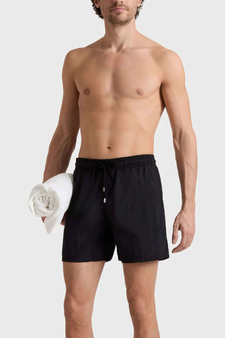 Front view of a solid blue Vilebrequin men&