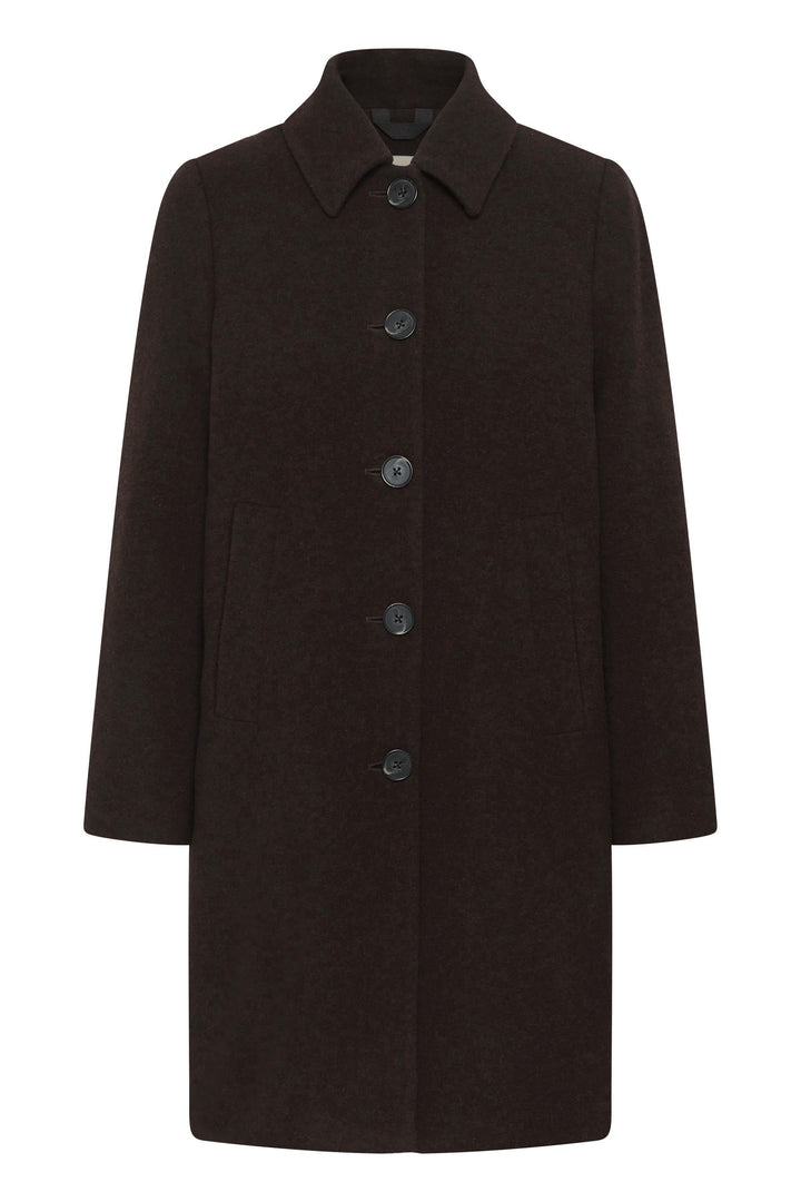Manteau long Kamillas en mélange de laine pour femme Part Two