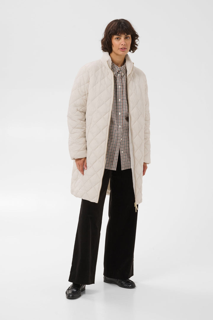 Manteau matelassé long Olilana pour femme Part Two