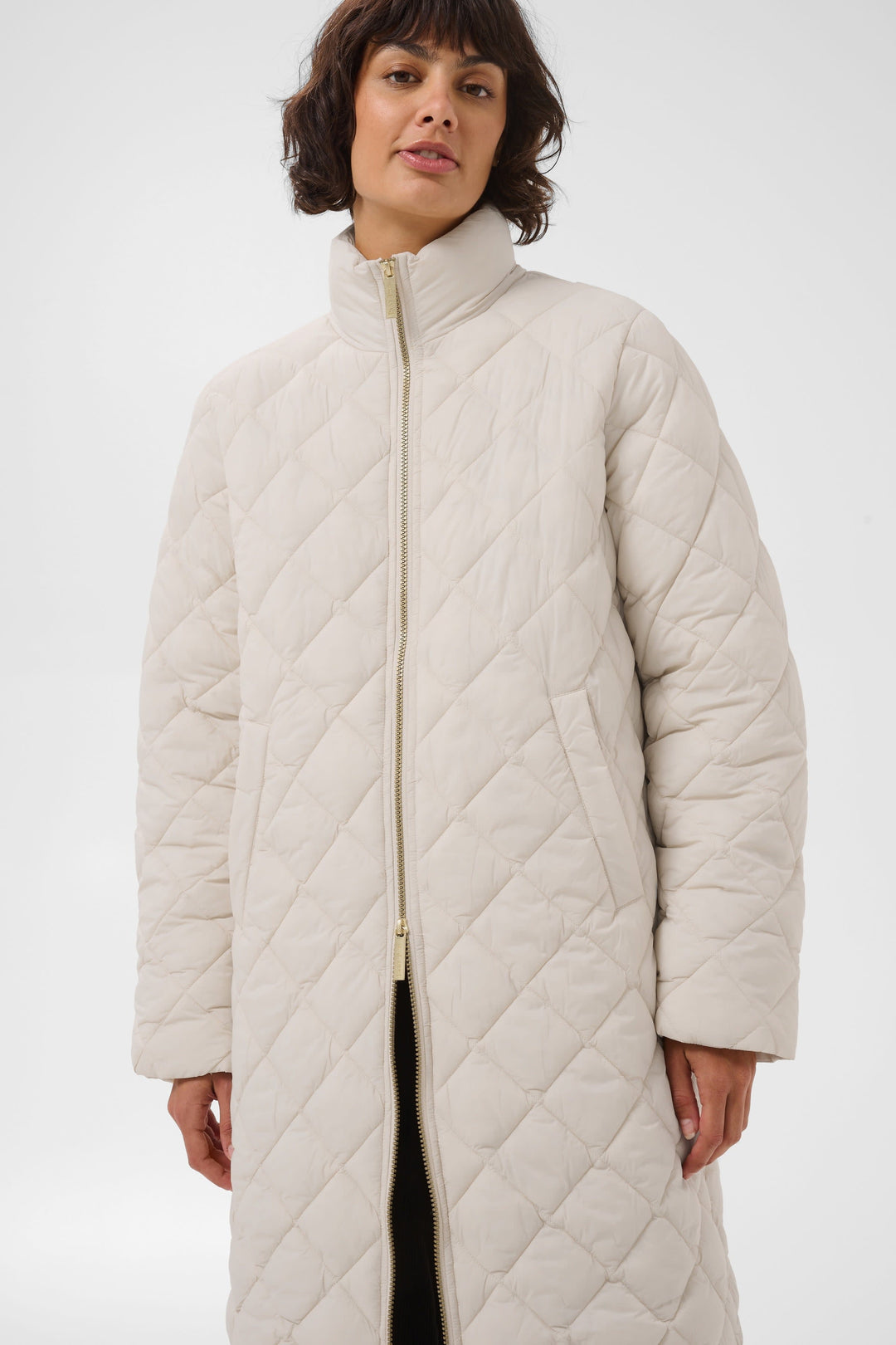 Manteau matelassé long Olilana pour femme Part Two