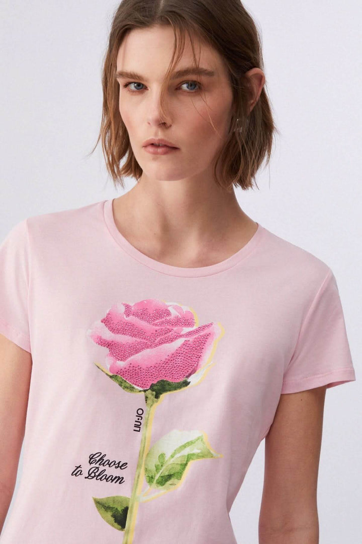 Short-sleeve T-shirt with graphic print