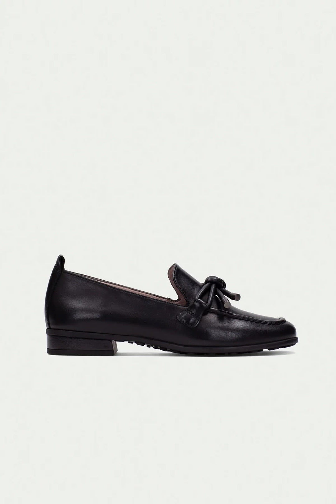 Genova Leather Loafers with Knotted Detail for Women by Hispanitas