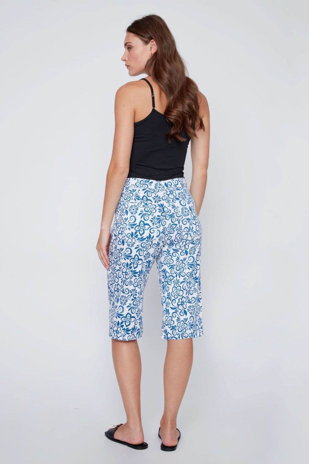 Floral-print Bermuda shorts