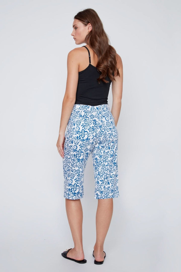 Floral-print Bermuda shorts
