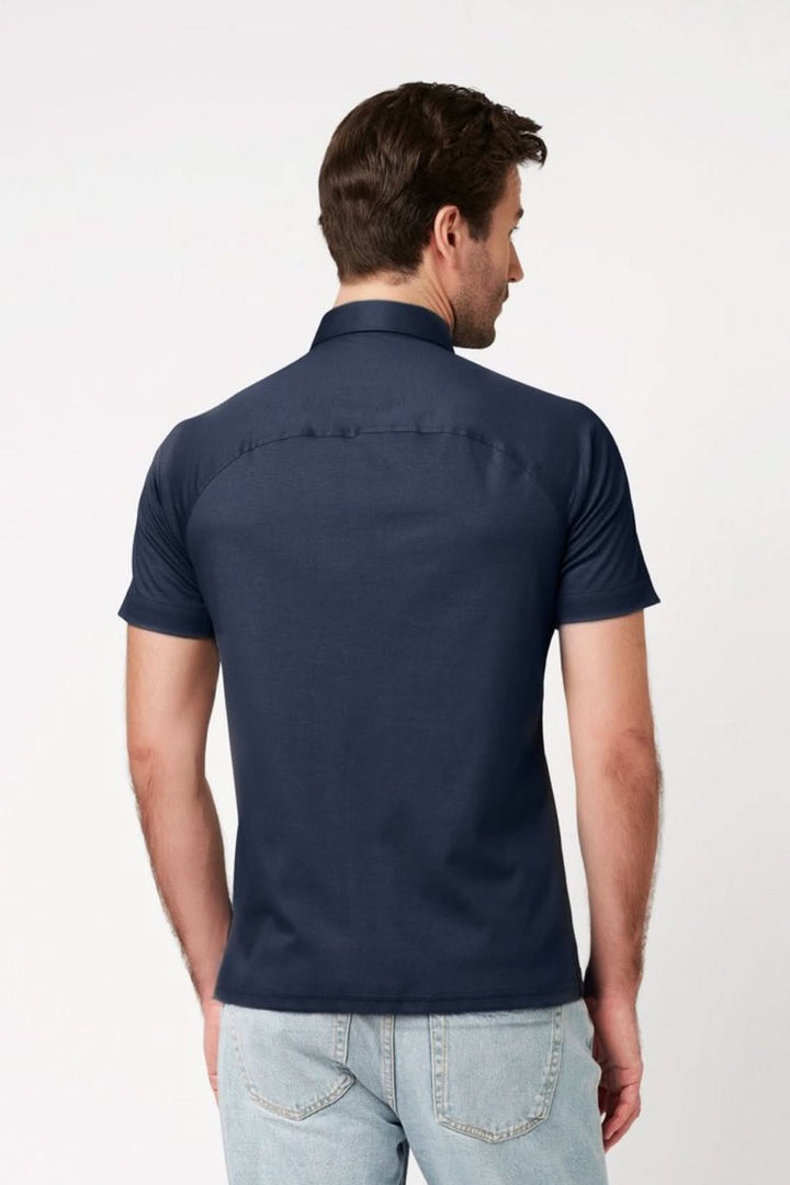 Sleek, high-performance short-sleeve polo shirt