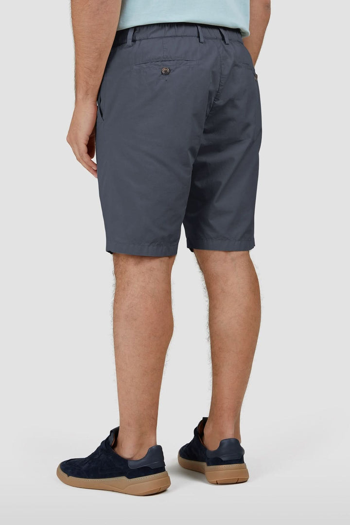 Ultra-lightweight cotton poplin Bermuda shorts
