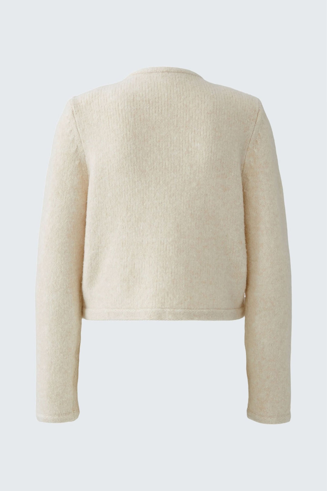 Cardigan court effet bouclette, boutons dorés