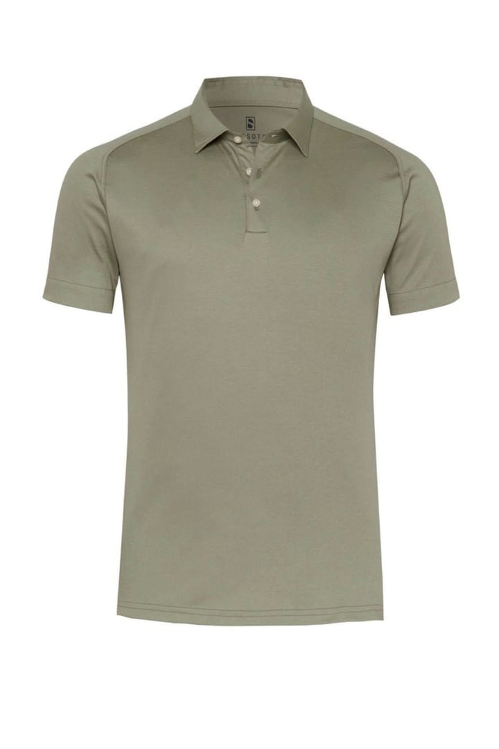 Modern short-sleeve polo shirt Fit
