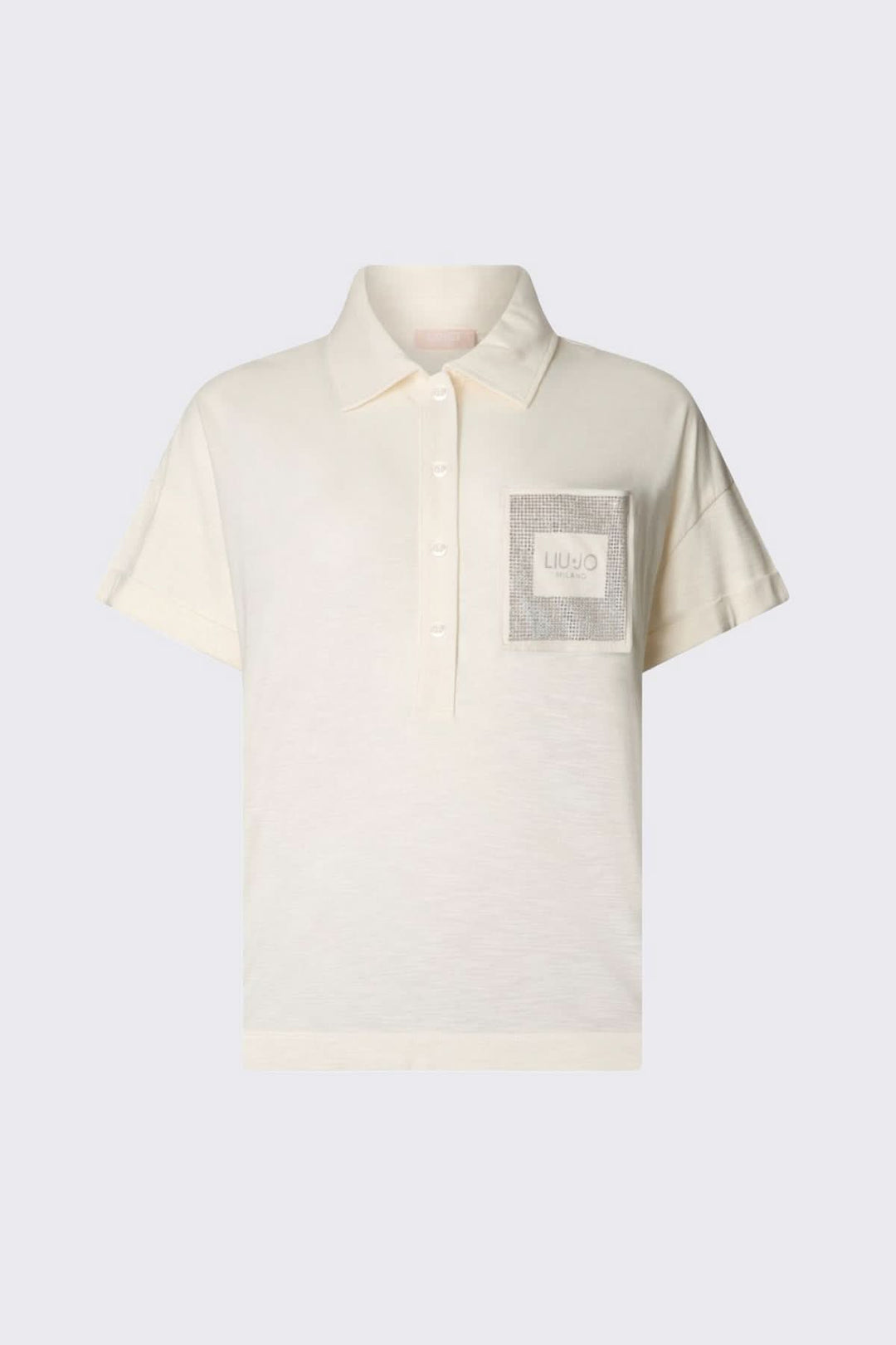 Polo à manches courtes avec poche décorative