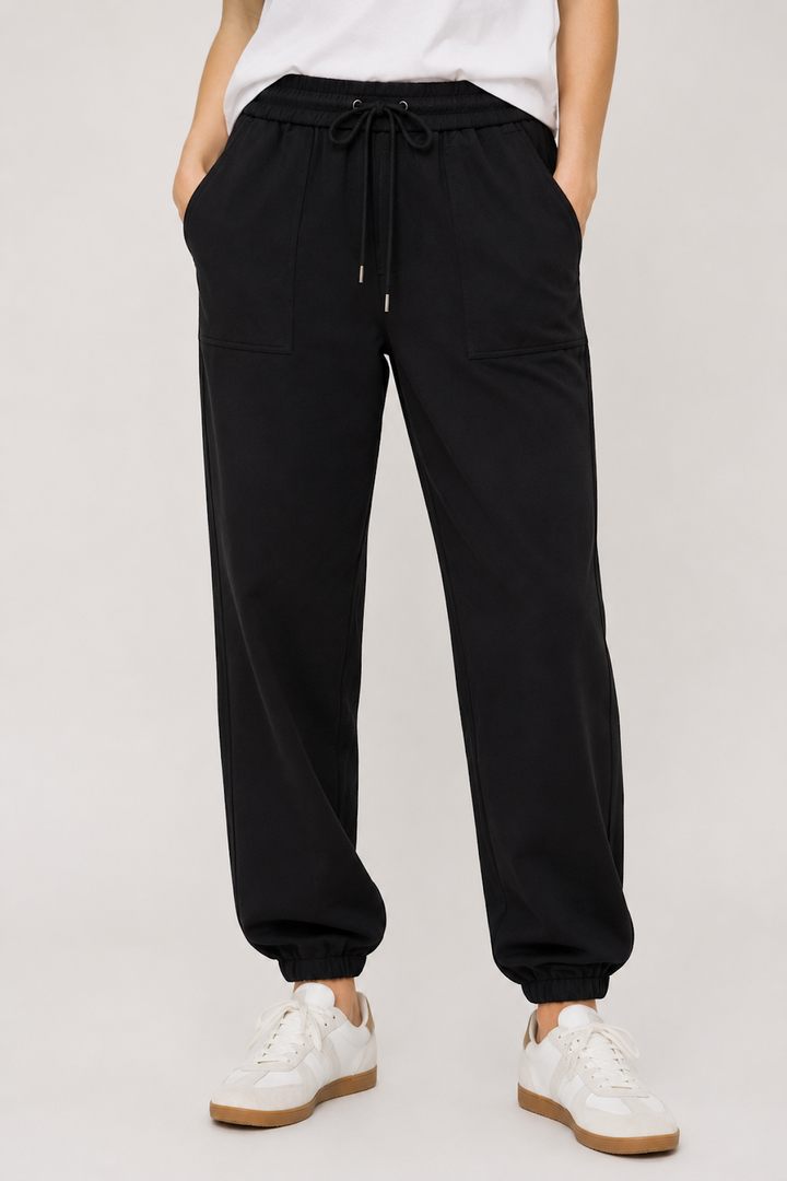 Pantalon jogger en tissu extensible